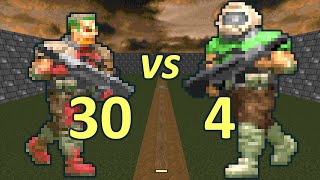 Thumbnail for 30 Zombiemen vs 4 Doomguys - Doom Co-op Simulation - Doom Retro Battles
