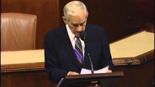 Thumbnail for Congressman Ron Paul's Farewell Speech to Congress | CongressmanRonPaul