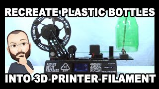Thumbnail for Create Amazing DIY Recycled 3D Filament from PET#1 Plastic Bottles with The Recreator 3D Pultruder | JRT3D
