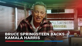 Thumbnail for Bruce Springsteen endorses Kamala Harris for 'The Boss' of USA | ABS-CBN News