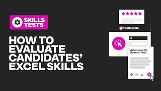 Thumbnail for Hire the best with TestGorilla's Microsoft Excel test | TestGorilla