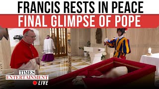 Thumbnail for LIVE NOW: Pope Francis Laid Out In Open Coffin; Final Humble Gesture Breaks Centuries-Old Tradition