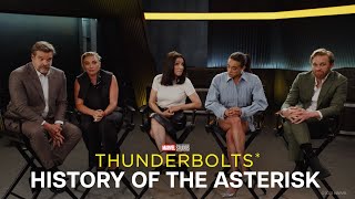 Thumbnail for Marvel Studios' #Thunderbolts* | History of the Asterisk | Marvel Entertainment