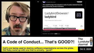 Thumbnail for A Code of Conduct... That's GOOD?! | The Lunduke Journal