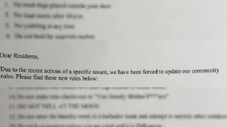 Thumbnail for Due to the recent actions of a specific tenant, we have been forced to update our community rules | Jeaney Collects