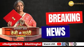 Thumbnail for Nirmala Sitharaman Budget Speech LIVE Union Budget 2024-25: Budget 2024 | Zee Business LIVE
