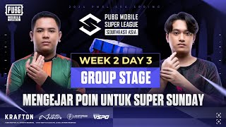 Thumbnail for [ID] 2024 PMSL SEA W2D3 | Spring | MENGEJAR POIN UNTUK SUPER SUNDAY | PUBG MOBILE Indonesia