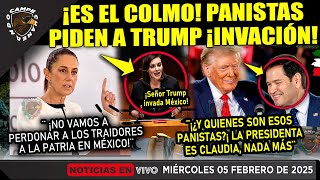 Thumbnail for TRUMP ¡PANISTAS LE PIDEN INVADIR MÉXICO! CLAUDIA SHEINBAUM RESPONDE ¡A ESTOS TRAIDORES A LA PATRIA! | Campechaneando