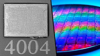 Thumbnail for We cut through the First Intel CPU with an Ion Beam to see how a Transistor looked like 1971 | der8auer EN