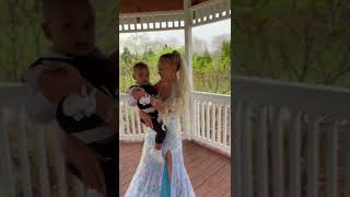 Thumbnail for Her son escorted her 2 prom🥹 Follow on IG: we are kings and queens! #shorts #teenmom #prom #momlife | We are Kings and Queens