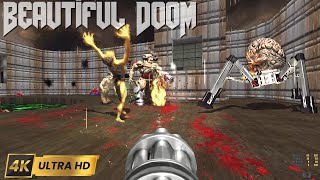 Thumbnail for Beautiful Doom Ultra HD [Anidoom Upscale, Rain, Parallax] - E1M1 | 4K/60 | RaZZoR