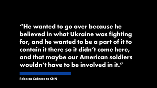 Thumbnail for Former US Marine killed in Ukraine after signing up to fight Russians
