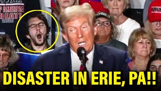 Thumbnail for Trump Has MENTAL COLLAPSE at VERY TINY PA Speech | MeidasTouch