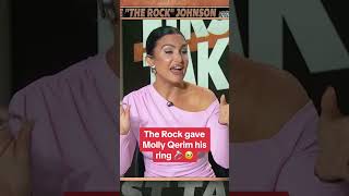 Thumbnail for The Rock gave Molly Qerim his ring 🥹 #shorts | ESPN