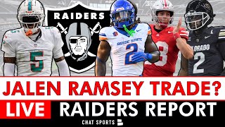 Thumbnail for Raiders Live: Jalen Ramsey Trade Rumors, Mel Kiper & Field Yates ESPN Mock + 2025 QB Draft Rankings | Raiders Report by Chat Sports