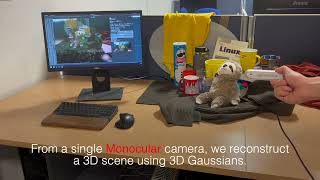 Thumbnail for [CVPR'24 Best Demo Award] Gaussian Splatting SLAM | Dyson Robotics Laboratory at Imperial College