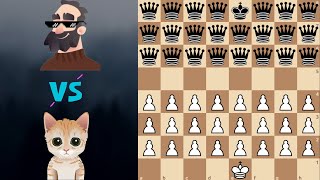 Thumbnail for How many Queens does it take to beat Mittens? | Chess Enjoyer