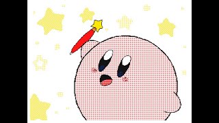 Thumbnail for kirby learns vhow to write 🖊️ | kekeflipnote