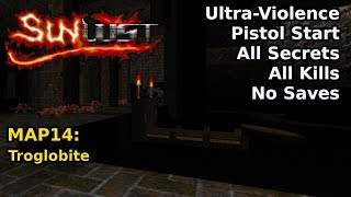 Thumbnail for Doom II: Sunlust - MAP14: Troglobite (Ultra-Violence 100%) | decino