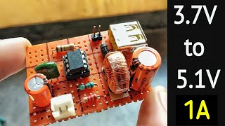 Thumbnail for DIY 3 7V to 5V Boost Converter 1Amps (MC34063AP IC) | Eleco Techoz