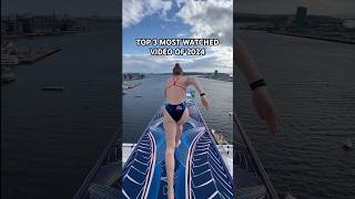 Thumbnail for your top 3️⃣ *most watched* video of 2024: @mollycarlson1 RUNNING ON A 27M HIGH PLATFORM!? 🏃‍♀️🤯 | Red Bull Cliff Diving