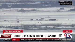 Thumbnail for Authorities respond to plane crash at Toronto Pearson International Airport | WPLG Local 10